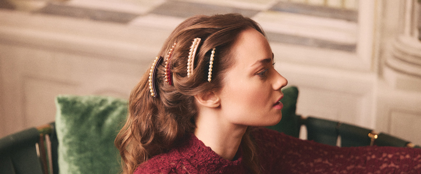 Side combs and hair pins - Alexandre de Paris E-Shop