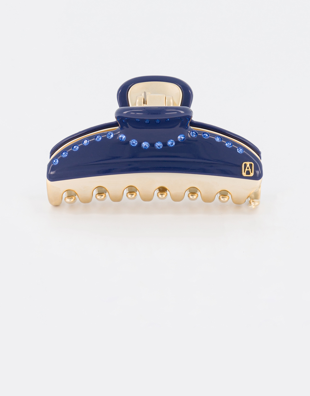 Alexandre de Paris regular golden jewel hair clip Pince Vendôme Éclat