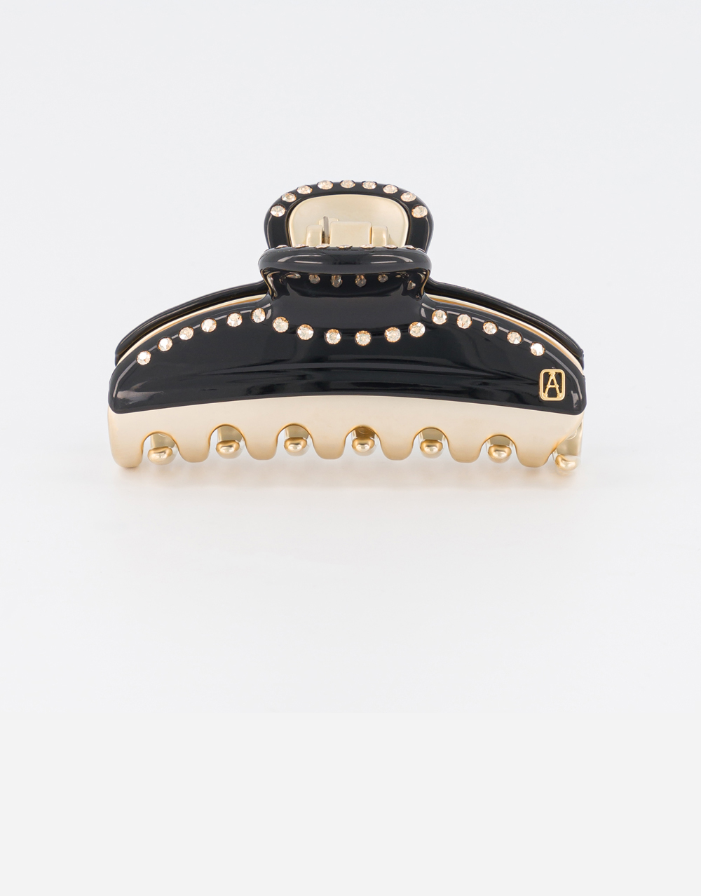 Alexandre de Paris regular golden jewel hair clip Pince