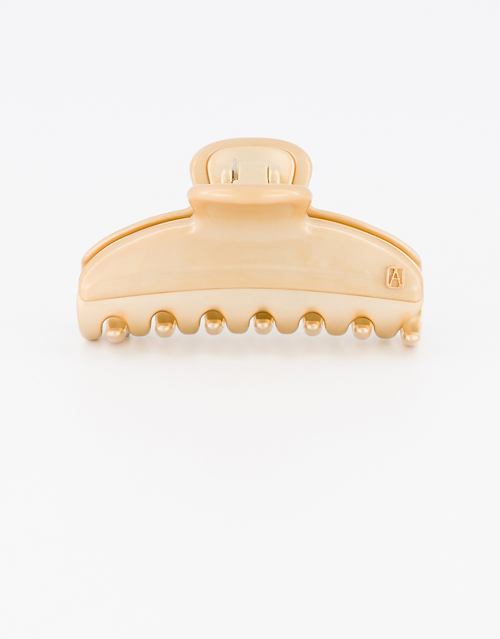 Alexandre de Paris large golden jewel hair clip Pince Vendôme Parure