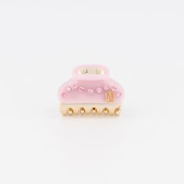 Alexandre de Paris ヘアクリップ　ピンク VENDOME】 Mクリップ｜ALEXANDRE DE PARIS（アレクサンドル ドゥ