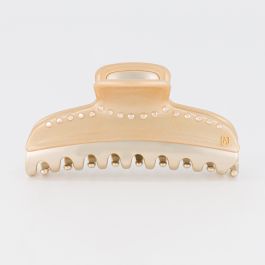 Alexandre de Paris large golden jewel hair clip Pince Vendôme Parure